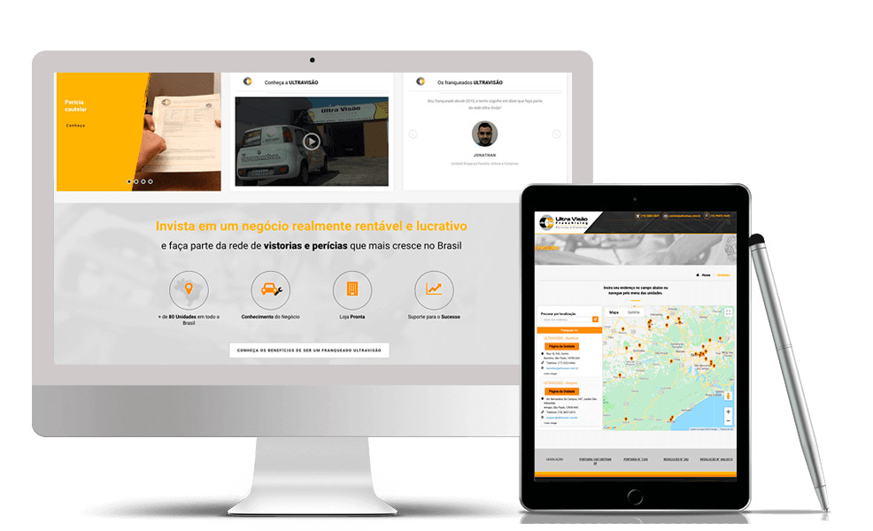 Página do Conteúdo site Ultravisão Página do Conteúdo site Ultravisão