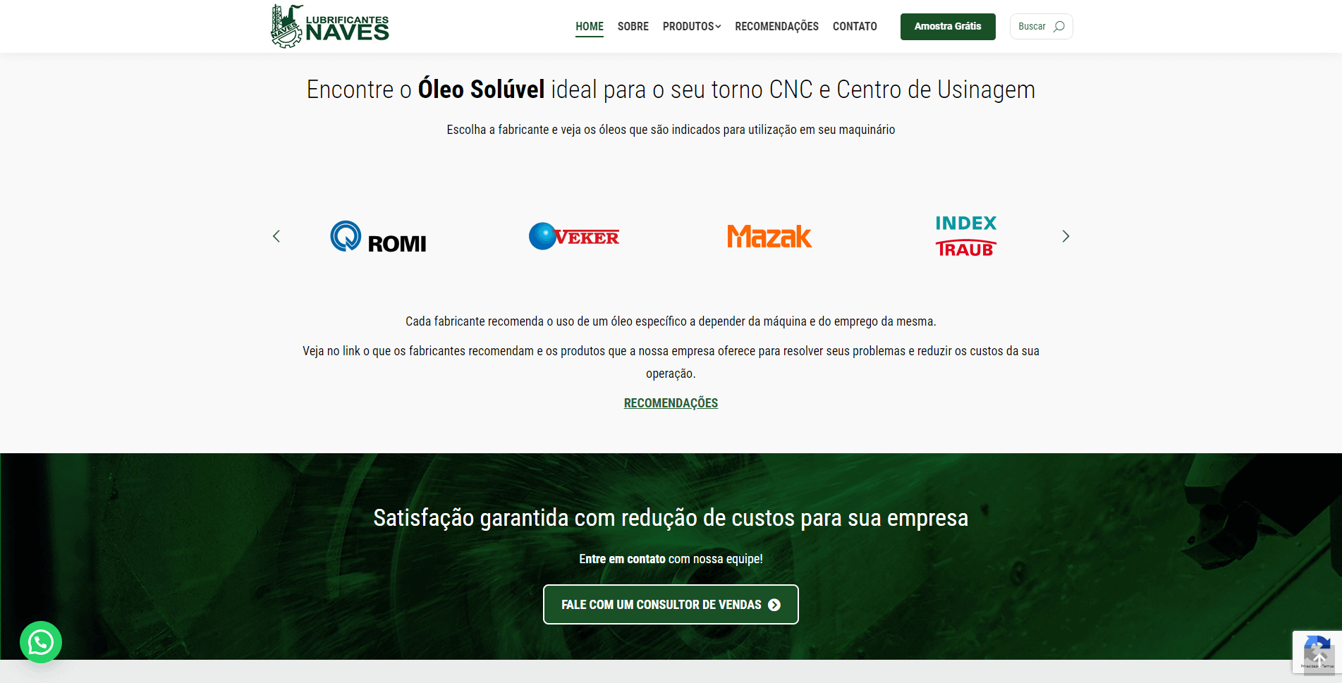 Site Naves Lubrificantes