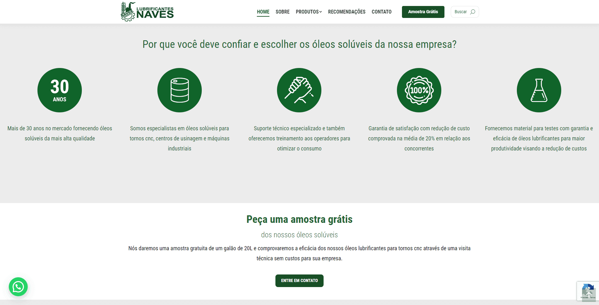 Site Naves Lubrificantes
