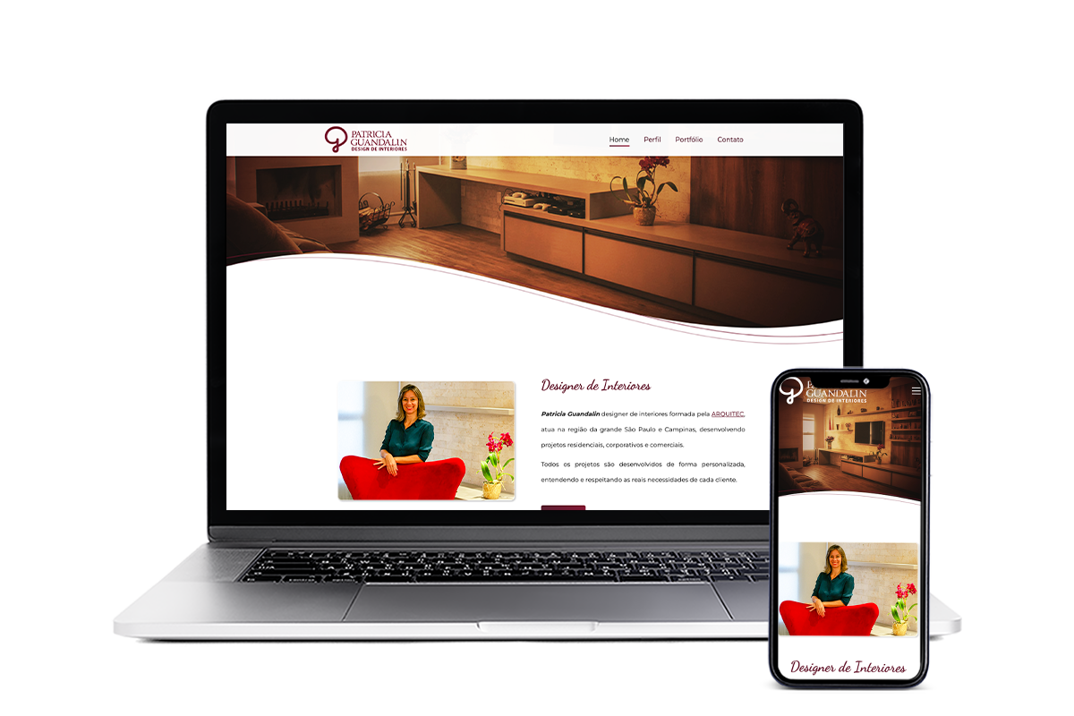 Site Patrícia Guandalin Designer de Interiores Site Patrícia Guandalin Designer de Interiores