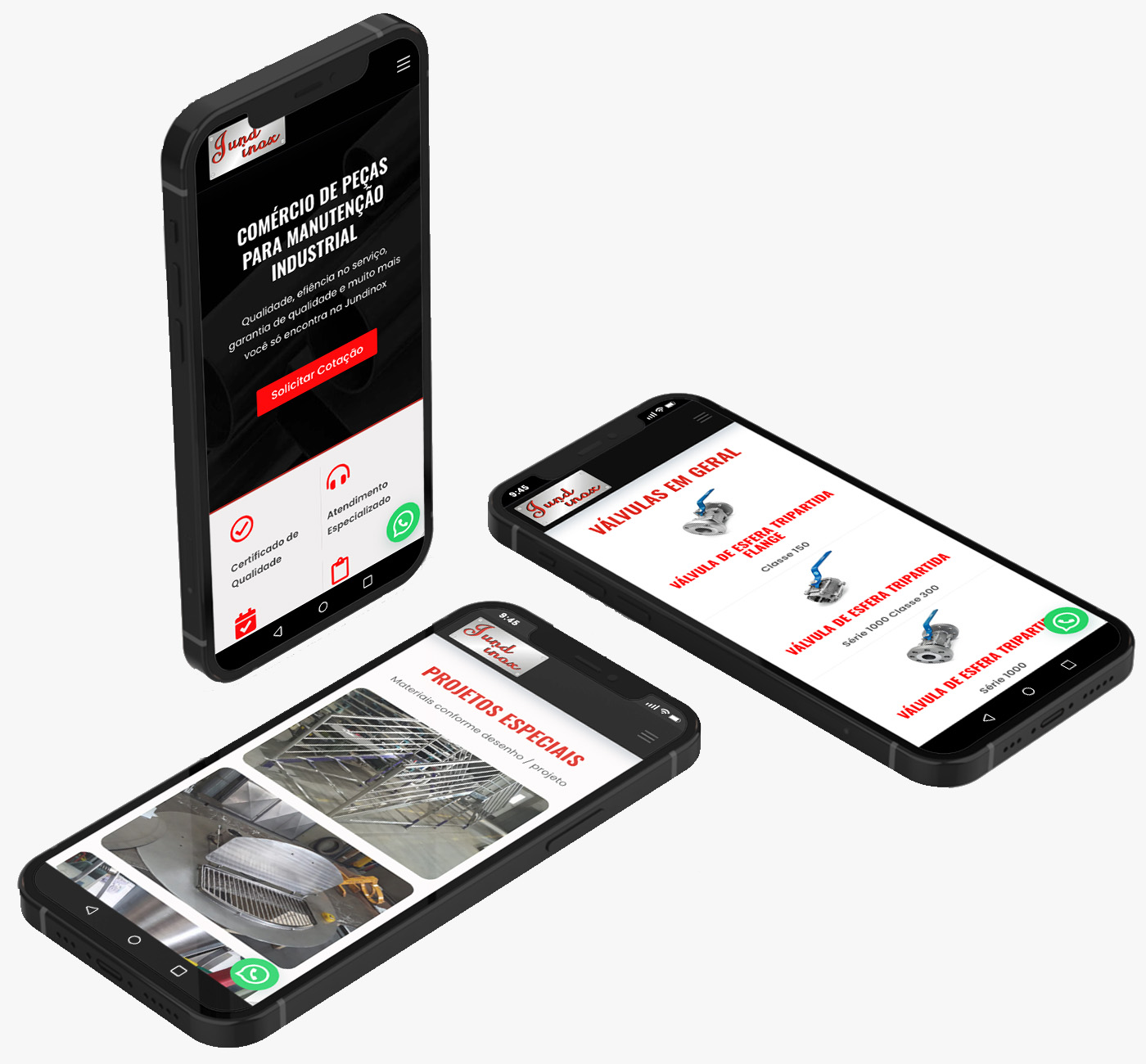 Site responsivo Jundinox Site responsivo Jundinox