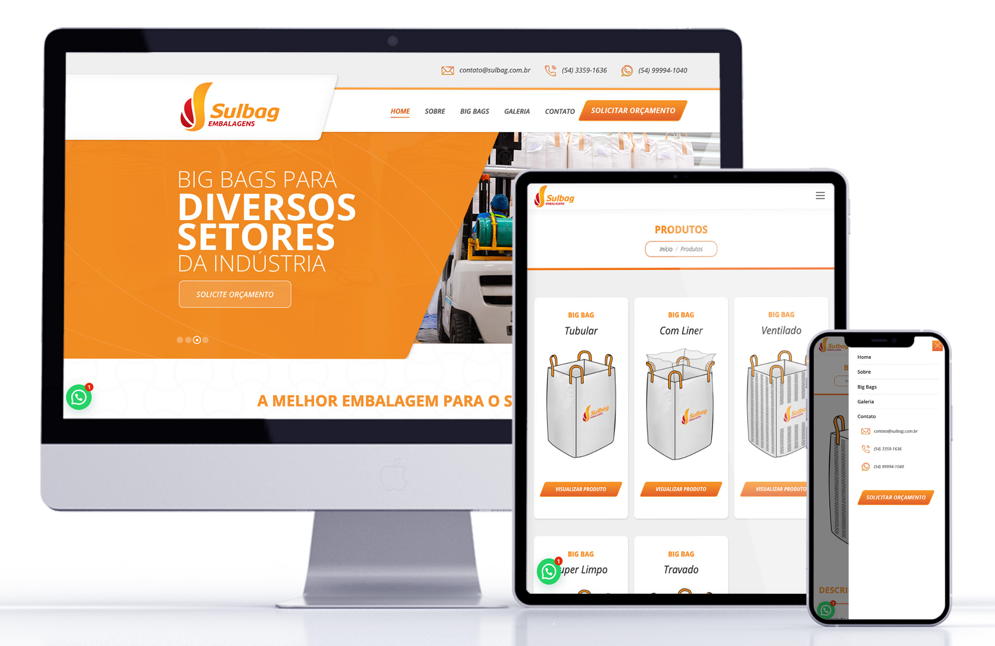 Site Sulbag em Multi Dispositivos Site Sulbag em Multi Dispositivos